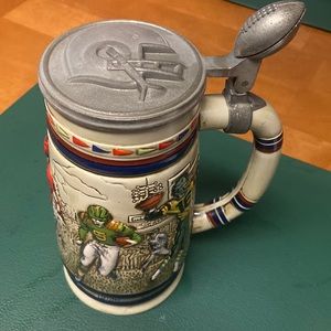 1983 Avon football stein, handcrafted in Brazil